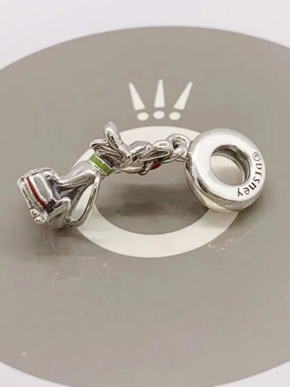 Pandora Disney Pluto Christmas Gift Charm